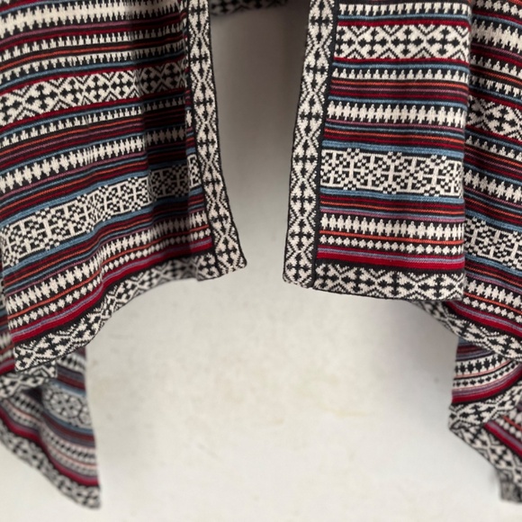 Peruvian Connection 100% cotton open hi low cardigan - Picture 11 of 16